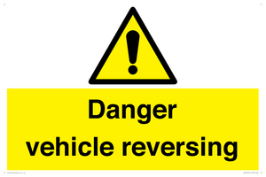 Danger Vehicles Reversing